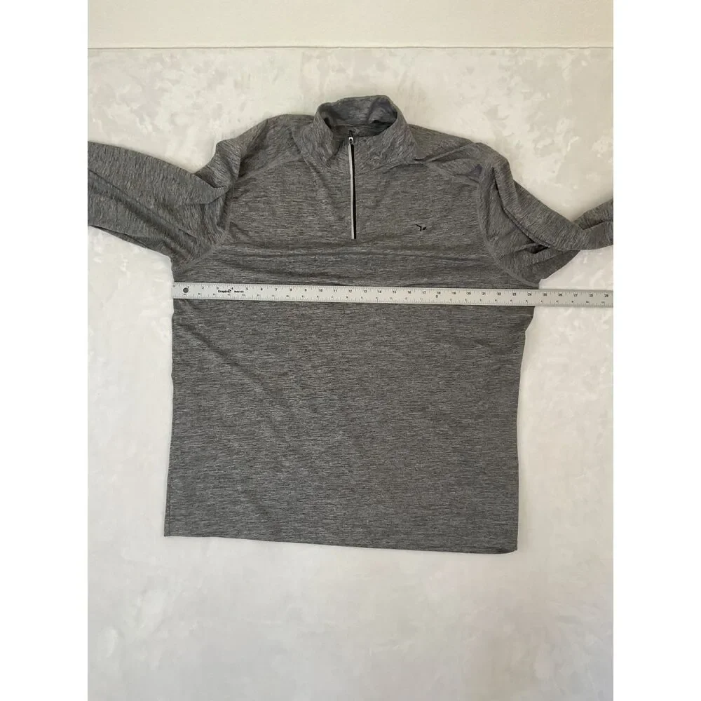 Old Navy Active Go-Dry Men's Grey Quarter Zip Pullover Size XL